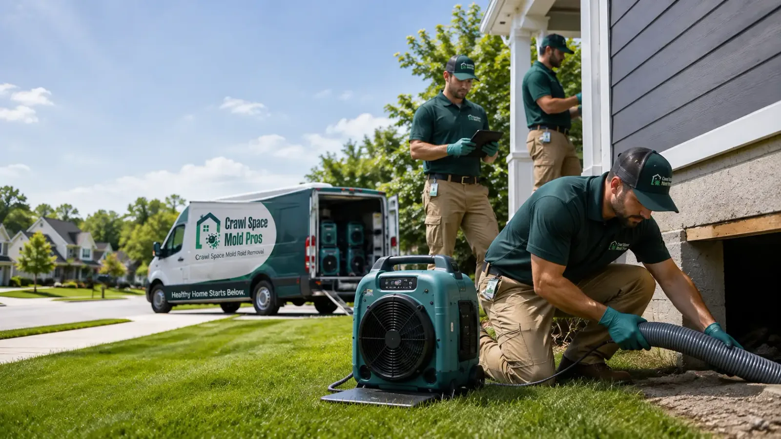 Crawl Space Mold Removal in East Peoria, IL